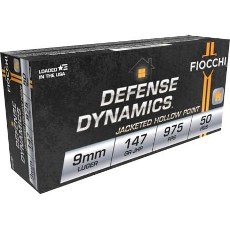 Fiocchi Pistol Shooting Dynamics Handgun Ammunition 9mm Luger 147 Gr ...