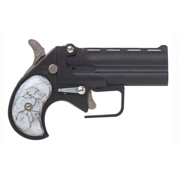 Old West Firearms Big Bore Handgun with Guardian Package 9mm Luger 2rd Capacity 3.5" Barrel Black with Pearl Grips